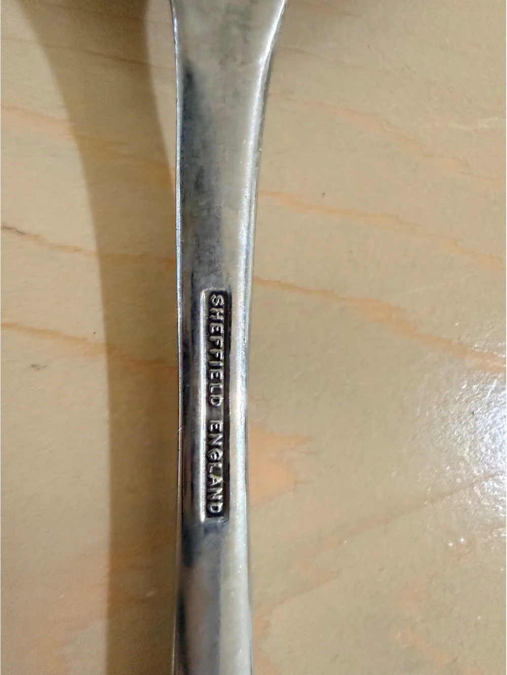 Vintage Silver Plated Sheffield England Decorative Serving Spoon